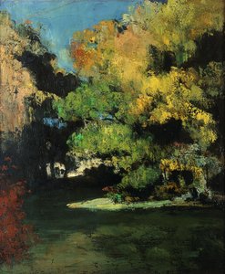 The Glade, c.1867 de Paul Cézanne