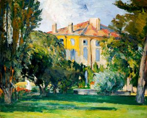 A Casa em Jas de Bouffan, 1882-85 de Paul Cézanne