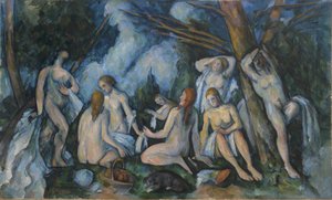 Os grandes banhistas de Paul Cézanne