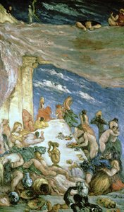 The Orgy, c.1866-68 (óleo sobre tela) de Paul Cézanne