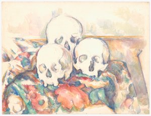 Os três crânios de Paul Cézanne