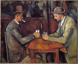 Os jogadores de cartas de Paul Cézanne