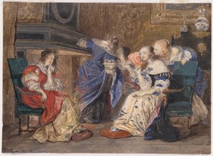Mulheres em um Interior de Paul Delaroche