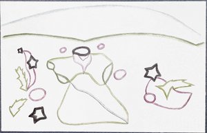 Santo e Estrelas (Desenho de Paul Eluard