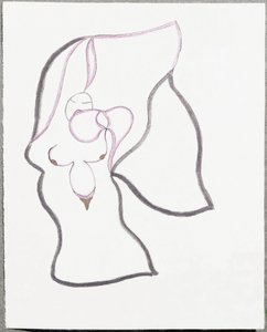 Woman-Flower (Desenho de Paul Eluard