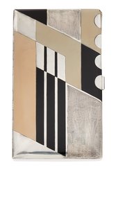 Caixa de cigarros, c.1925 (metal dourado prateado e verniz) de Paul Emile Brandt