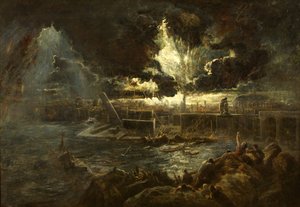 The Destruction of Pompeii, c.1835 (óleo sobre tela)