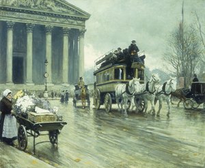 Boulevard a la Madeleine, Paris de Paul Fischer