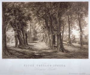 Upper Terrace Avenue, Hampstead Heath, Londres, c1840 de Paul Gauci