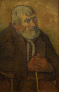 Velho com pau de Paul Gauguin