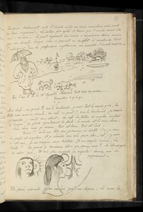 Avant et après - texto e desenhos de 