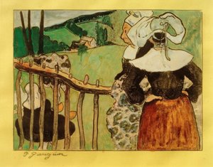 Bretões na Barreira de Paul Gauguin