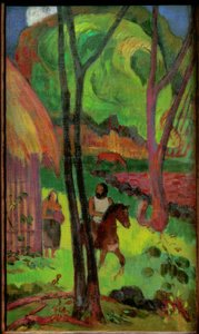 Piloto na frente da caixa de Paul Gauguin
