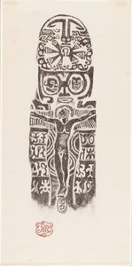Cristo na Cruz de Paul Gauguin