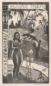 Terra deliciosa, 1893-94. de Paul Gauguin