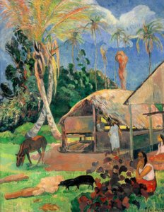Os porcos pretos de Paul Gauguin