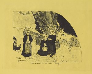 Dramas do mar: Bretanha, 1889 de Paul Gauguin
