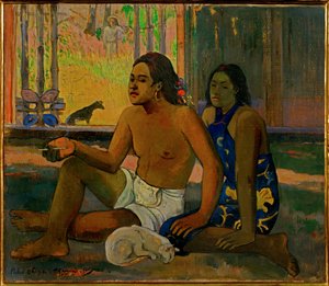 Eiahe Ohipa (óleo sobre tela) de Paul Gauguin