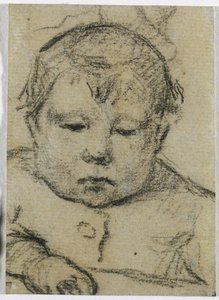 Emil Gauguin quando criança, mão direita para a frente, c. 1875-1876. de Paul Gauguin