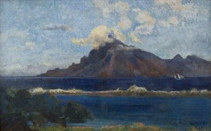 Francês: Paysage de Te vaa de Paul Gauguin
