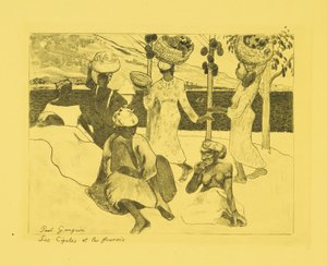 Heuschrecken und Ameisen: Ein Souvenir aus Martinique de Paul Gauguin