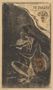 Aqui fazemos amor O Faruru, da fragrância Noah Noah, 1893-94. de Paul Gauguin
