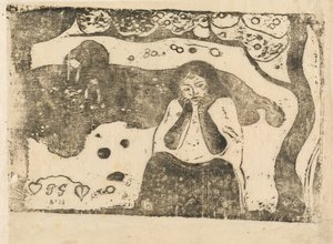 Tristeza Humana (Miseres humaines) de Paul Gauguin