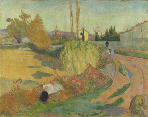 Paisagem em Arles, 1888 de Paul Gauguin