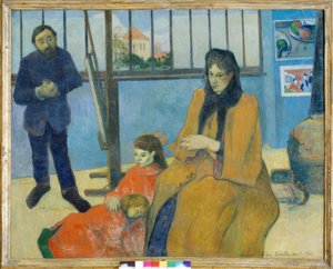 A oficina Schuffenecker de Paul Gauguin