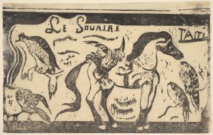 Le Sourire, Taiti Smile, Taiti, dezembro de 1899. de Paul Gauguin