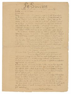 Le sourire: Journal sérieux, 19 de setembro de 1899 de Paul Gauguin