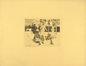 Gafanhotos e formigas - Lembrança da Martinica de Paul Gauguin