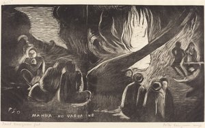 Mahna no Varua Ino (O Diabo Fala) de Paul Gauguin