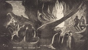 Mahna no Varua Ino O Diabo Fala, 18941895. de Paul Gauguin