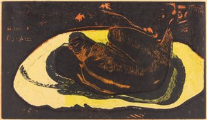 Manao Tupapau (Ela é assombrada por um espírito) de Paul Gauguin