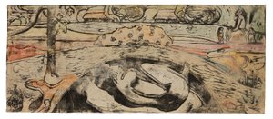 Manao tupapau (Ela pensa no fantasma ou O fantasma pensa nela) de Paul Gauguin