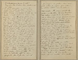 Páginas do Manuscrito [reto] de Paul Gauguin