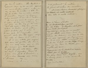 Páginas do Manuscrito [verso] de Paul Gauguin