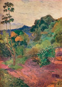 Paisagem da Martinica, 1887 de Paul Gauguin