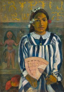 Merahi metua no Tehamana (Tehamana tem muitos pais ou Os antepassados de Tehamana) de Paul Gauguin