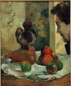 Ainda vida no perfil de Laval de Paul Gauguin