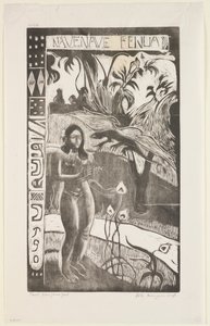 Nave Nave Fenua, da série "Noa Noa" de Paul Gauguin