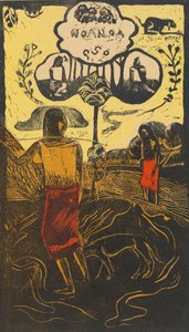 Noa Noa Perfumado, Perfumado, 18941895. de Paul Gauguin