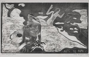 Noa Noa: Mulheres no Rio (Auti Te Pape) de Paul Gauguin