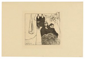 Velhas de Arles, da Suíte Volpini de Paul Gauguin