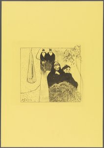 Alte Frauen von Arles, aus der "Volpini Suite: Dessins lithographiques" de Paul Gauguin