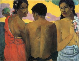 P. Gauguin, três taitianos de Paul Gauguin