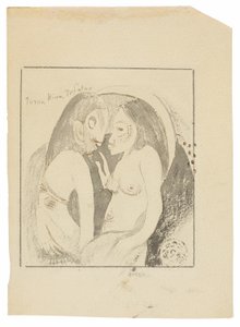 Parau Hina Tefatou (Palavras entre Deusa da Lua e Deus da Terra) de Paul Gauguin