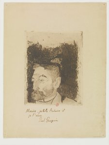 Retrato de Stéphane Mallarmé de Paul Gauguin