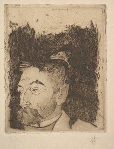 Retrato de Stéphane Mallarmé, 1891. de Paul Gauguin